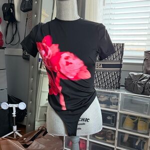 KHY by Kylie Jenner Open Back Bodysuit